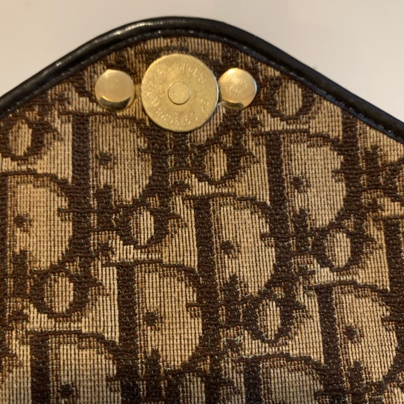 AUTHENTIC VINTAGE DIOR TROTTER CLUTCH/ADD CHAIN - Picture 7 of 10